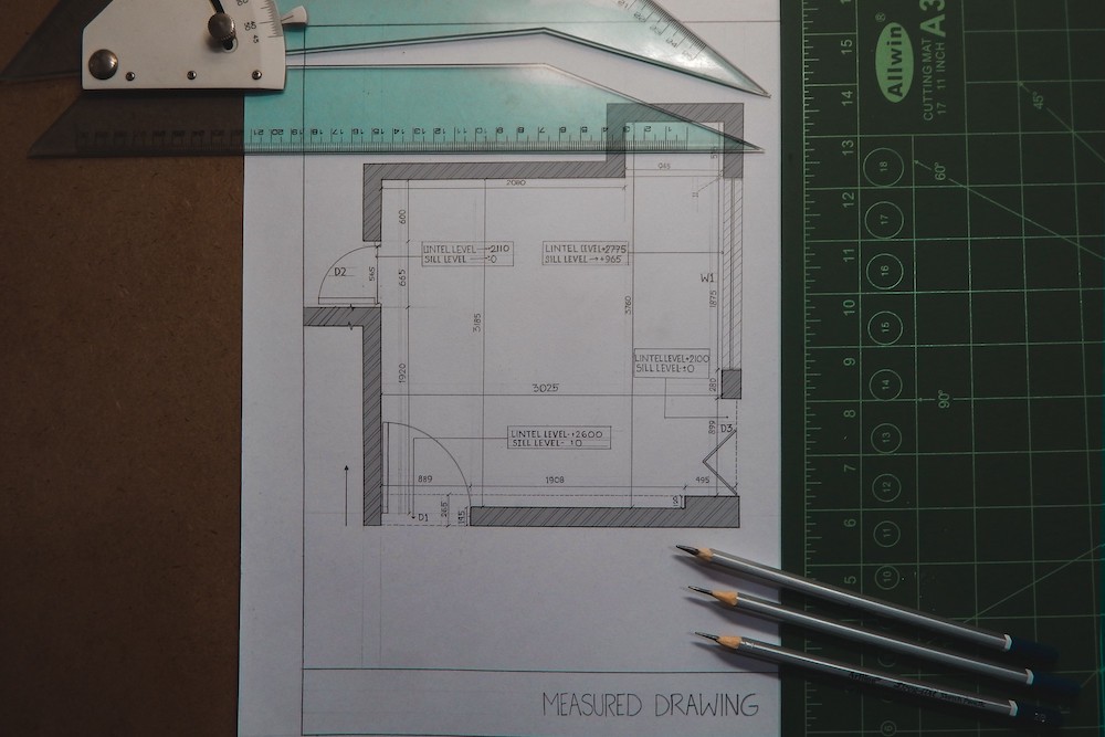 architect's house drawing